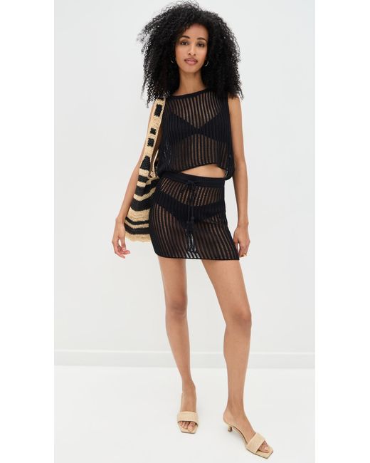 LSPACE Black Sander Top