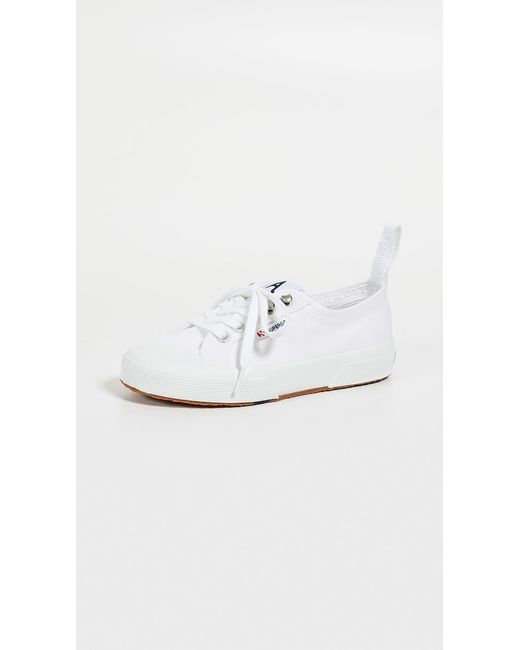 Superga White X Alexa Chung 2294 Cothook Lace Up Sneakers