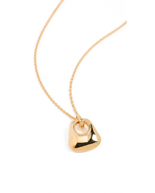 Missoma White Hera Ridge Mini Pendant Necklace