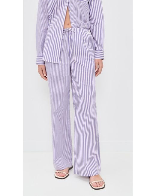 Solid & Striped Purple The Ashling Pants