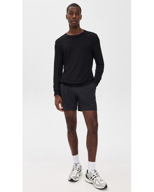 Beyond Yoga Black Always Beyond Pullover Crew for men