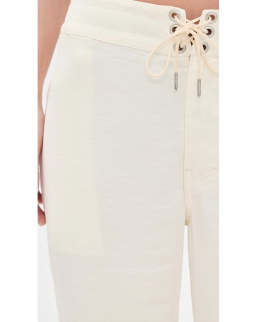 Re/done White The Surf Pants
