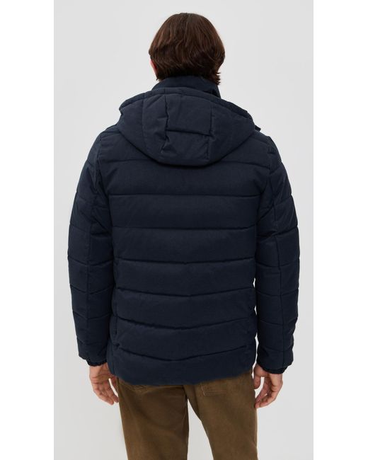 Save The Duck Blue Constantin Wool Jacket for men