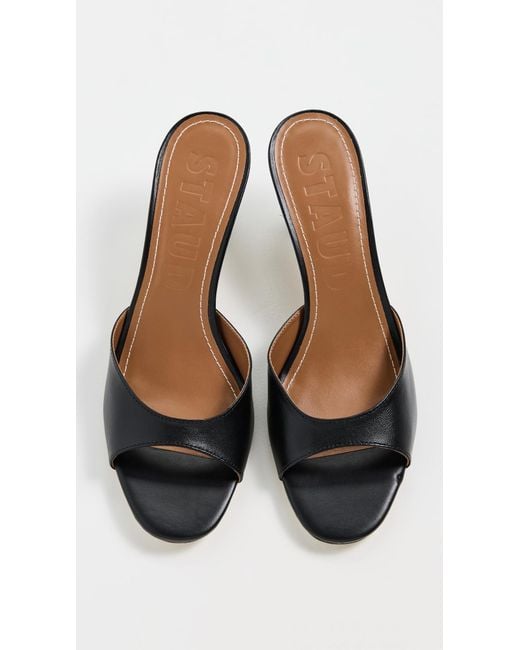 Staud Black Brigitte Mules
