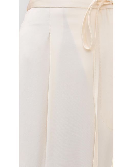 Rohe White Relaxed Drawstring Trousers