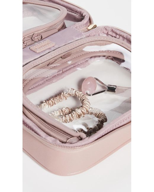 CALPAK Black Mini Clear Cosmetic Case