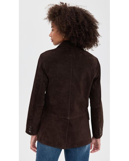 Madewell Black Double-Breasted Blazer