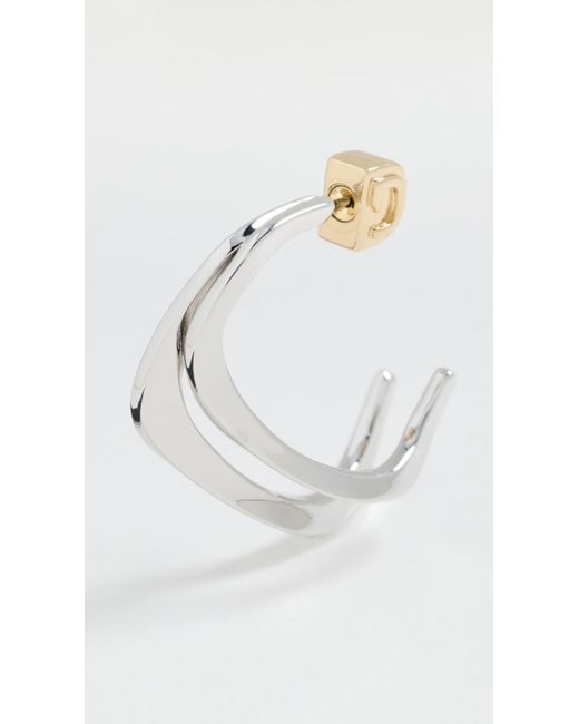 DEMARSON White Sandro Hoops