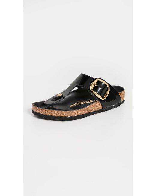 gizeh big buckle birkenstock black