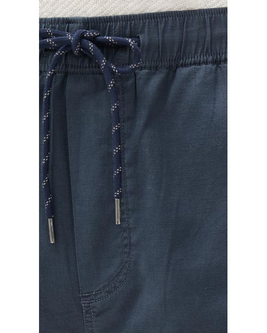 Faherty Brand Blue Essential Drawstring Shorts 6 for men