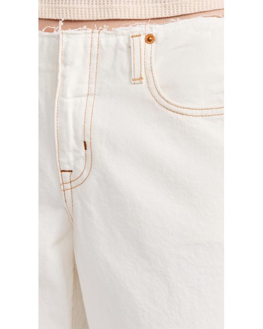 SLVRLAKE Denim White Mica No Wasitband Jeans