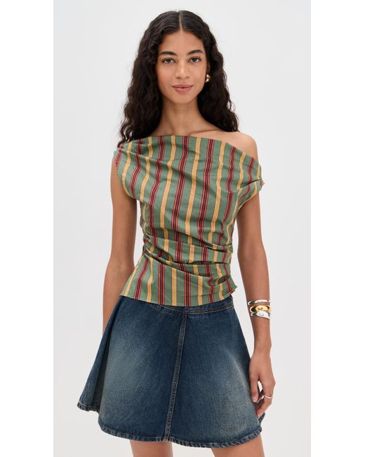 Staud Blue Phare Top
