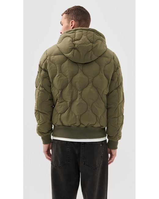 Alpha Industries Green Lightweight Down Jacket for men