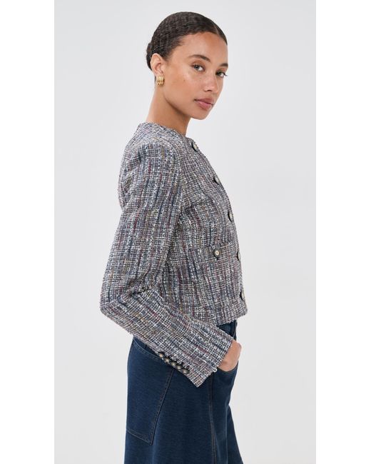 Veronica Beard Blue Andrea Jacket