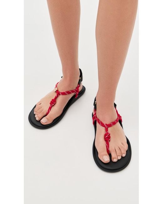 FLOWZE Red Flo Rope Sandals