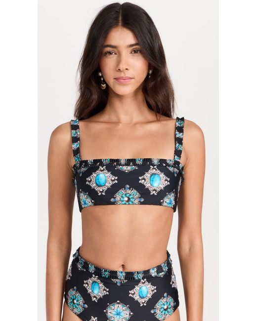 Agua Bendita Blue Olmo Platero Bikini Top