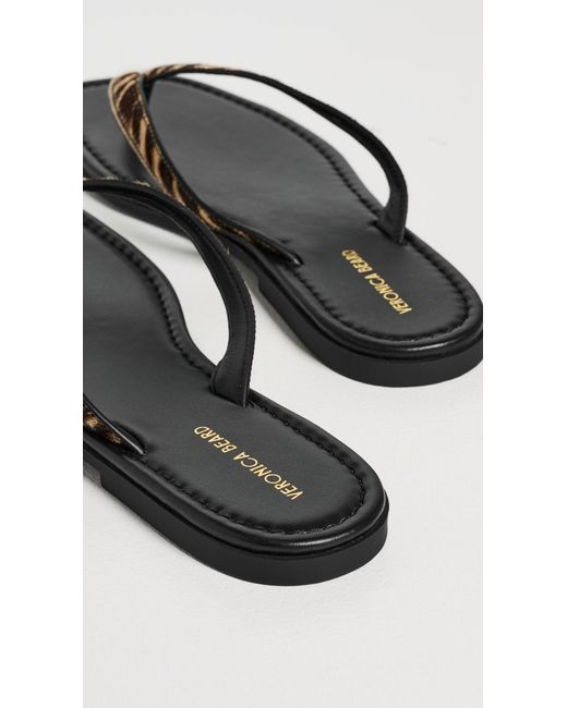Veronica Beard Black Clea Sandals