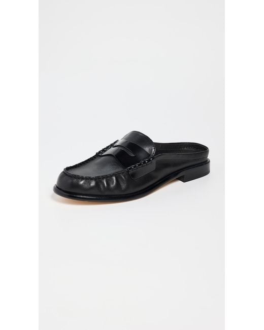 Rag & Bone Black Carter Mules