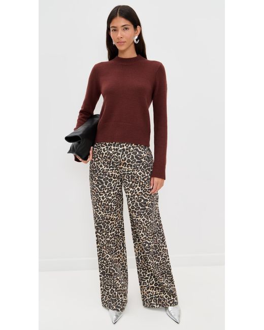 Simon Miller Red Cher Wool Blend Sweater