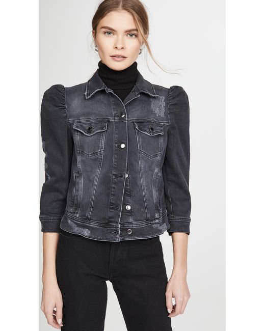 retroféte Black Ada Denim Jacket