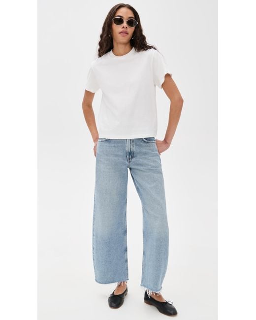 Reformation White Rowan Crew Tee