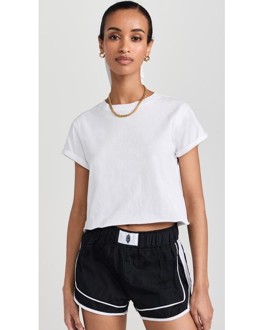 Free People White Free Peope The Perfect Tee