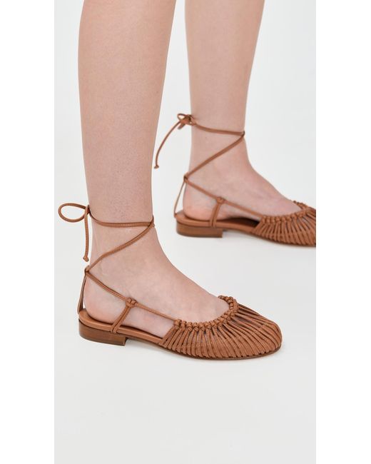 Hereu White Mantera Flats
