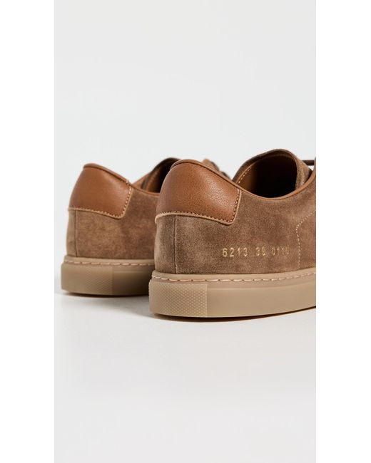 Common Projects Brown Field Trainer Sneakers