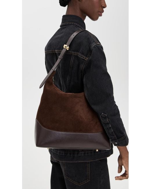 Elleme Brown Large Loop Suede/Leather Bag