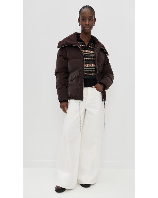 Varley Black Roseville Down Jacket