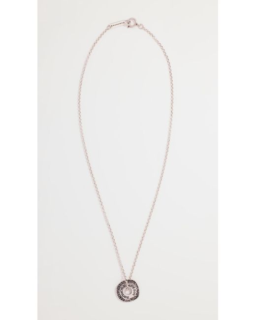 Isabel Marant White Collier Necklace for men