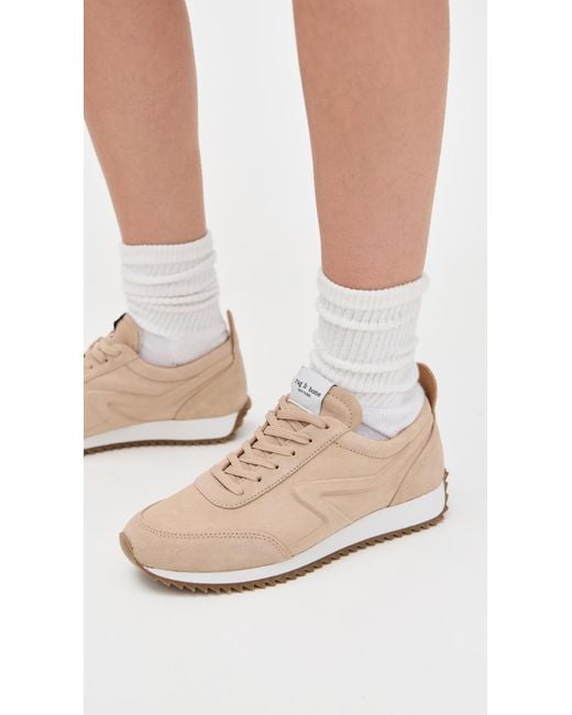 Rag & Bone White Retro Runner Sneakers