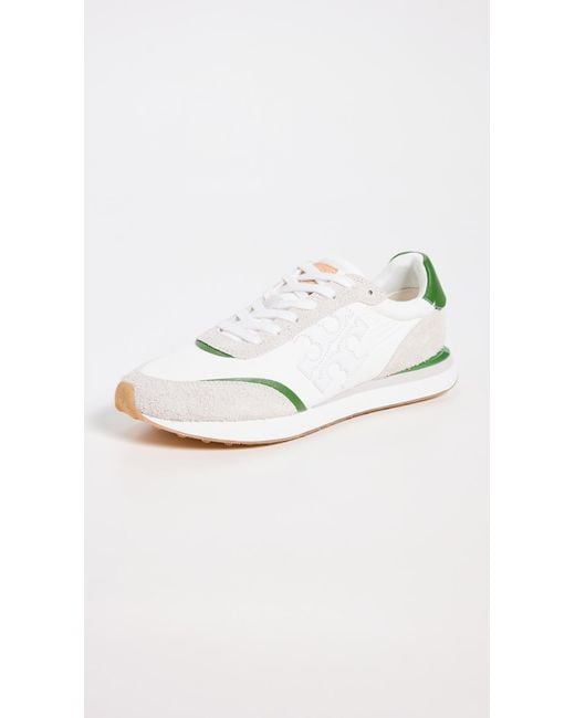 Tory Burch White Destiny Trainer