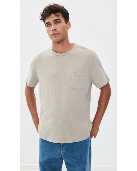 Marine Layer Multicolor Relaxed Heavy Slub Pocket Tee for men