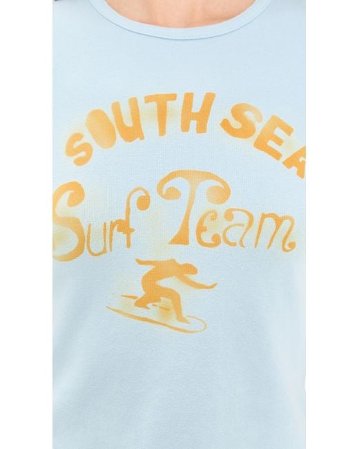 Mother White The Itty Bitty Ringer Tee