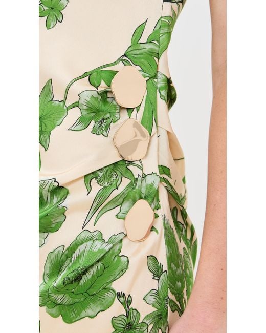 borgo de nor green dress Bianca Linen Maxi Dress - Waterlily Green