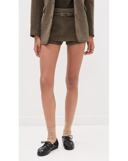 Line & Dot Black Belmont Skort
