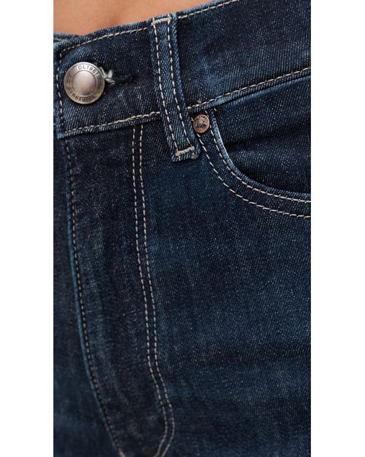 DL1961 Blue Farrow Instasculpt Ankle Skinny Jeans Crescent Harbor (Dl Ultimate)