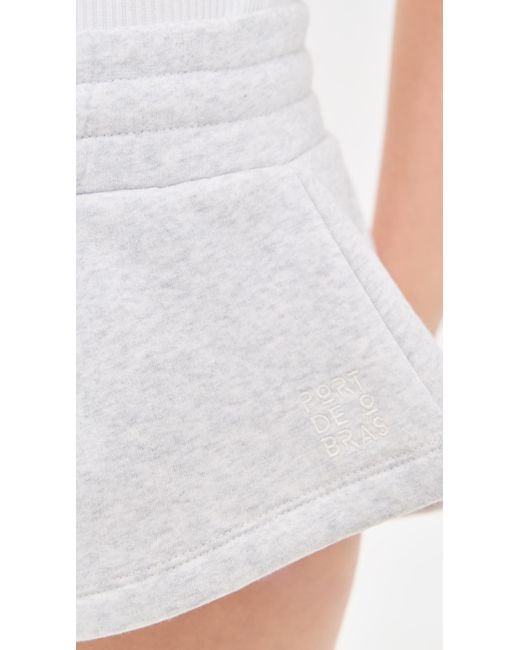 PORT DE BRAS White Sofia Shorts