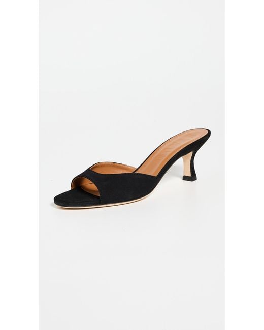 Staud Black Brigitte Mules