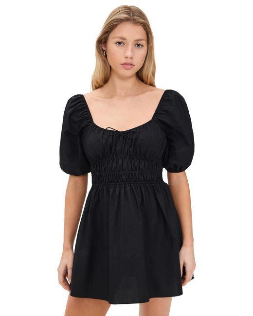 Faithfull The Brand Black Sophia Mini Dress