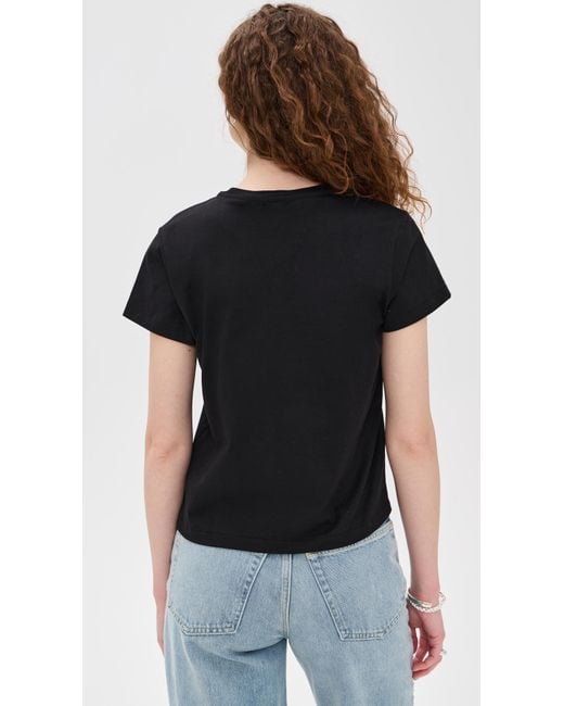 Re/done Black Classic Tee