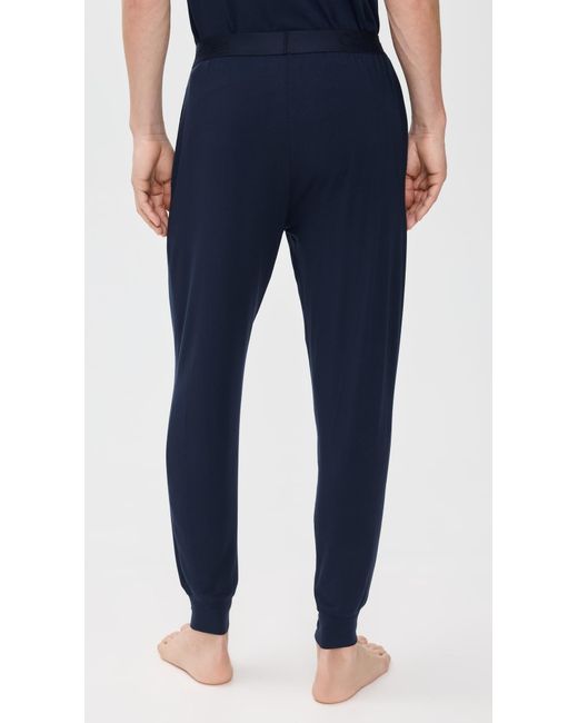 Calvin Klein Blue Ultra Soft Modal Sleep Jogger Pants for men