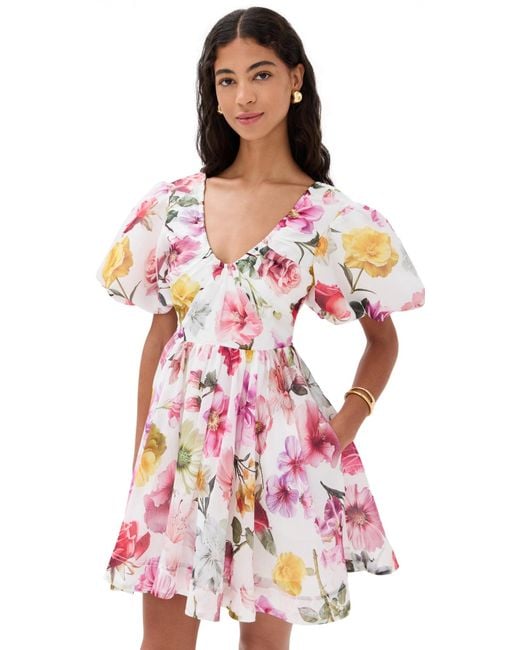 Aje. Multicolor Fleur Mini Dress