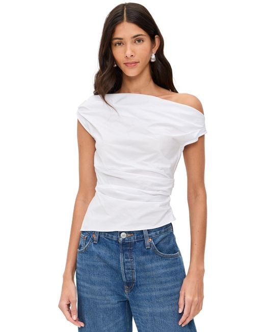 Staud White Phare Top