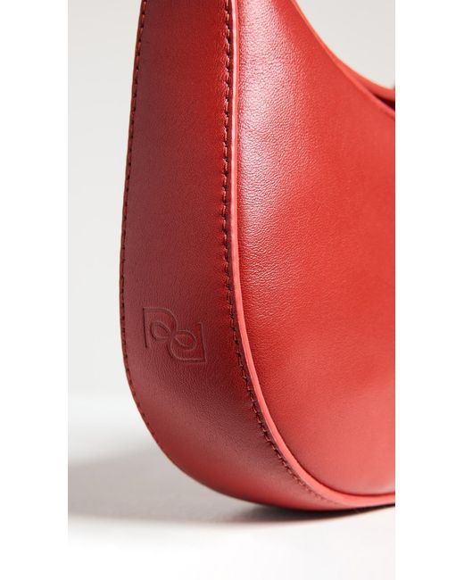 Reformation Red Mini Rosetta Shoulder Bag