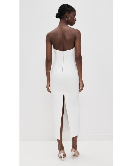 bardot rosalyn midi dress Bardot Rosalyn Midi Dress in White