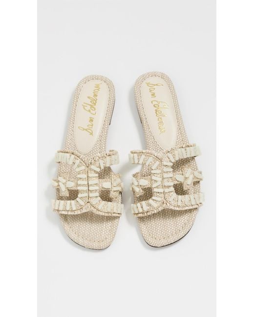 Sam Edelman White Bay Flat Sandal