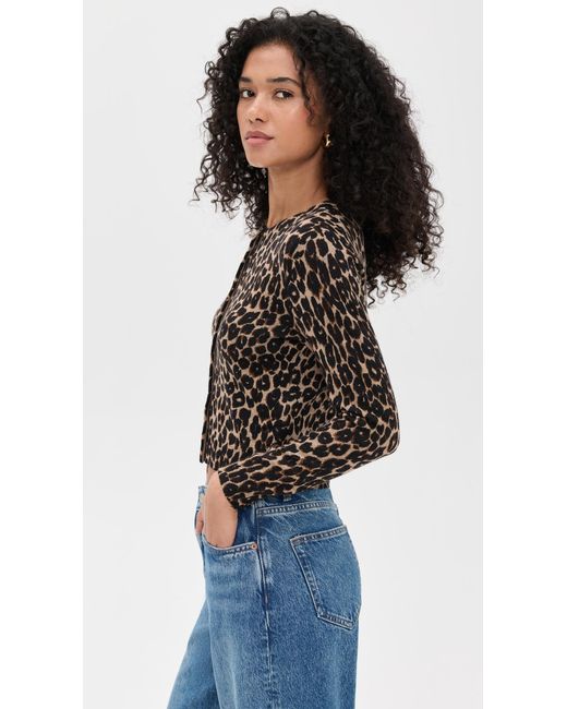 Reformation Black Bernadette Crew Cardigan