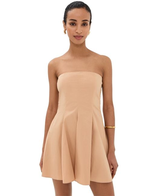 Azeeza Natural Sable Mini Dress